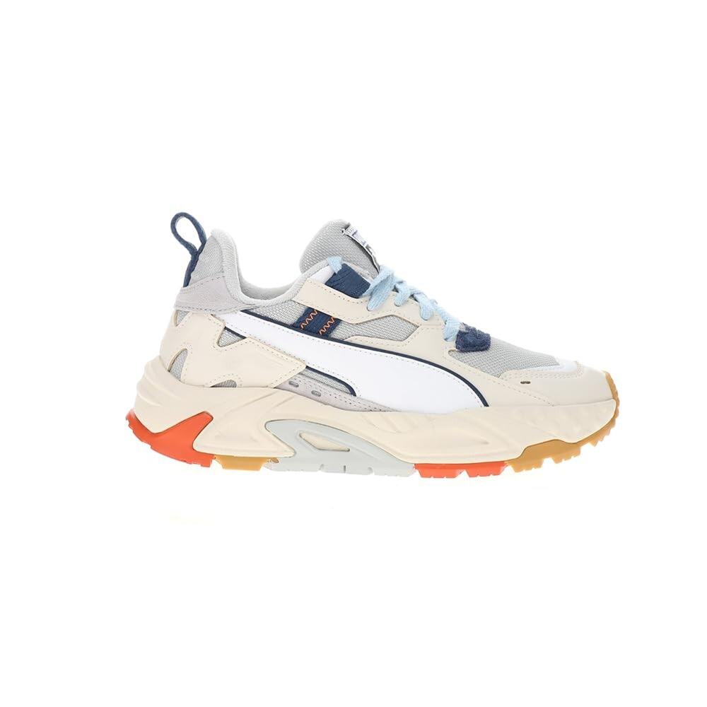PUMA RS-TRCK N & T (BIG KID) COOL LIGHT GRAY/ALPINE SNOW/PUMA WHITE 5.5 BIG KID